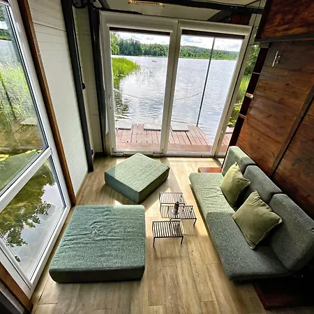 보트호텔 Water Hideout - Floating Secret Spots In Mazury Wojnowo (Pisz)