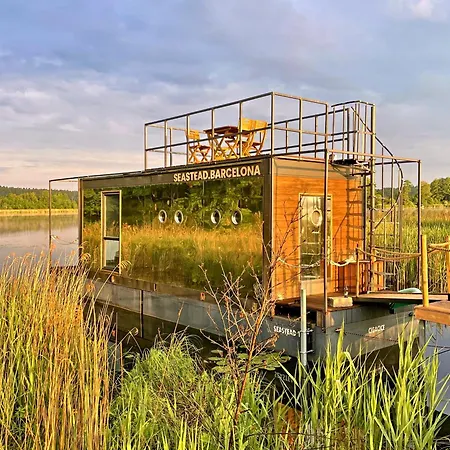 보트호텔 Water Hideout - Floating Secret Spots In Mazury Wojnowo (Pisz)